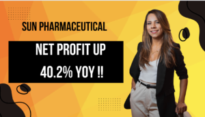 Sun Pharmaceutical Industries Limited Net profit up 40.2% YoY !!